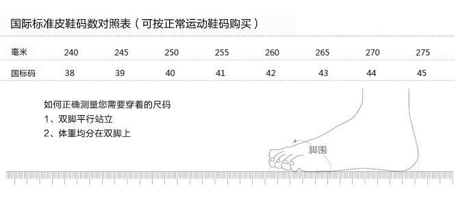 测量脚长的方法 测量脚长的方法