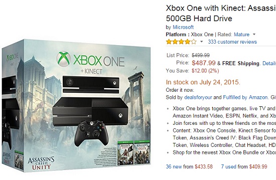 美版xbox one报价
