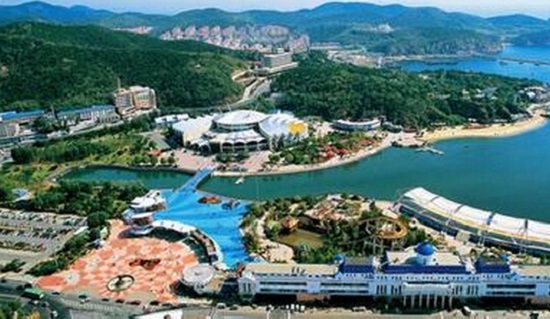 老虎滩海洋公园全景图