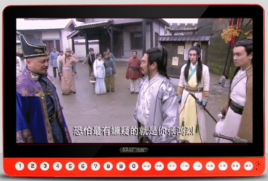 老人看戏机