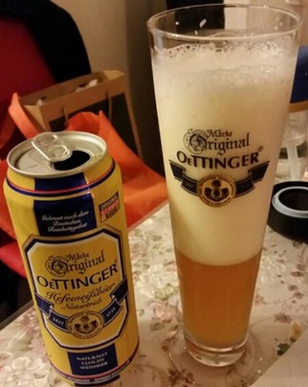 奥丁格啤酒的泡沫