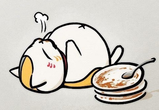 饱食