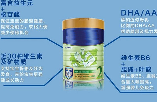 某品牌营养成分宣传图
