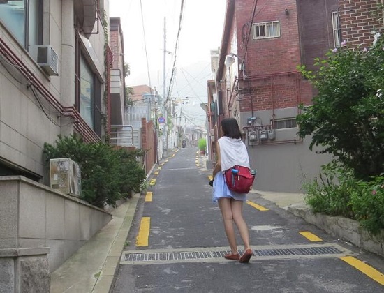 坡度较大的街道
