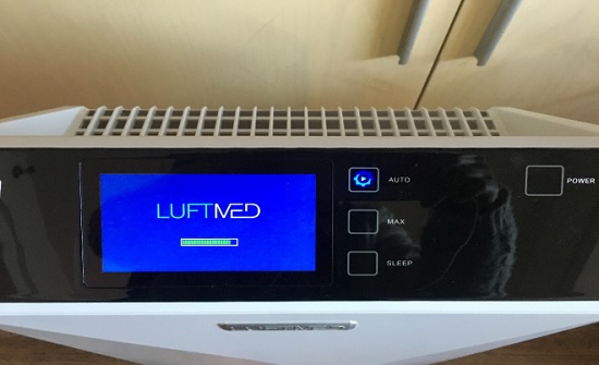 LUFTMED空气净化器的触控屏