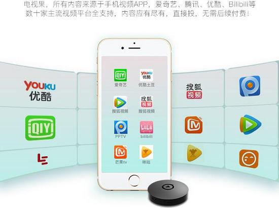 支持投屏的视屏APP