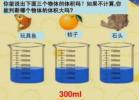 排水法测体积