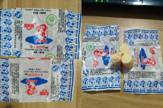糖纸对比
