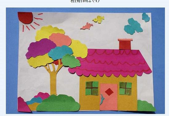 卡纸粘贴画