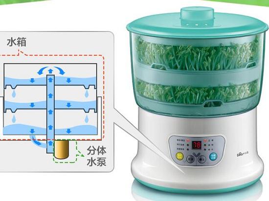 家用豆芽机洒水原理