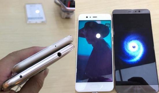 华为P10与华为Mate 9尺寸对比