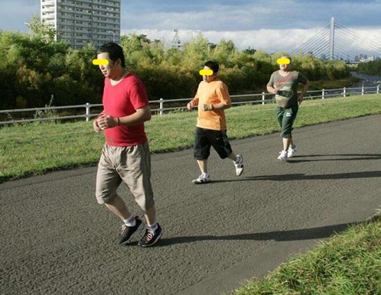 跑步