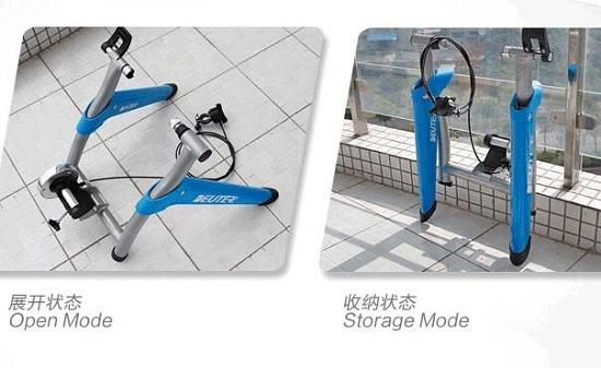 骑行台折叠与展开状态