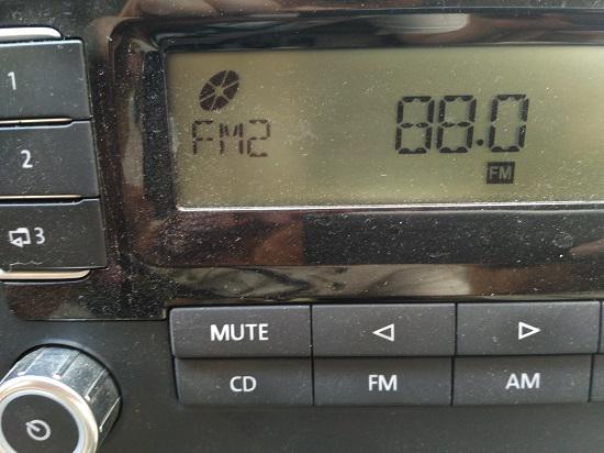 车载收音机的FM广播频道