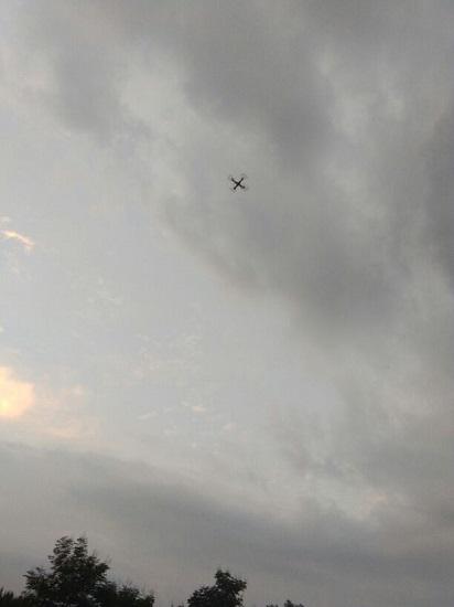 高空飞行的无人机