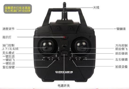 童励无人机的遥控器功能