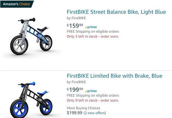 美亚的firstbike滑步车报价