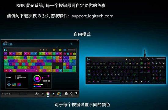 键盘的RGB灯光模式设置