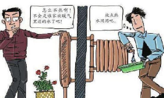 偷用供热管道中的热水