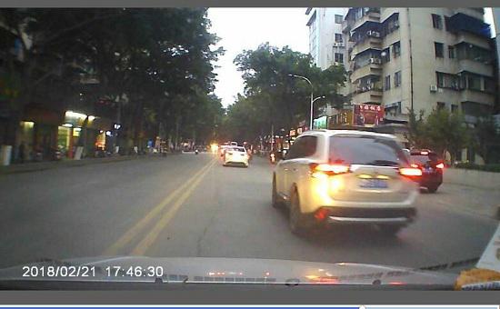 廉价行车记录仪拍摄效果