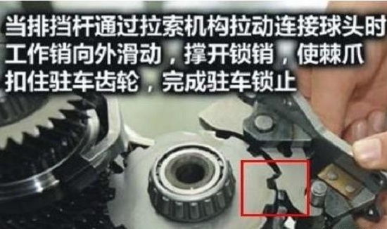 自动变速箱内部停车锁
