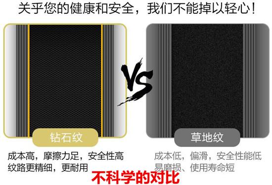 不科学的跑带对比