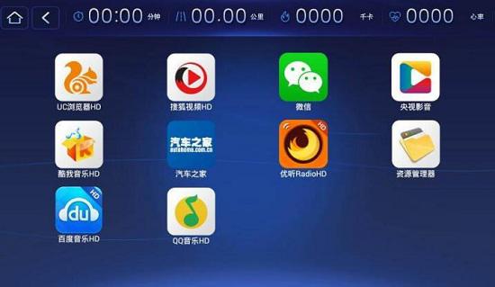 跑步机界面第二页
