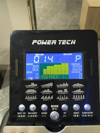 电磁控椭圆机的运动程序趋势图（手动提高阻力后）