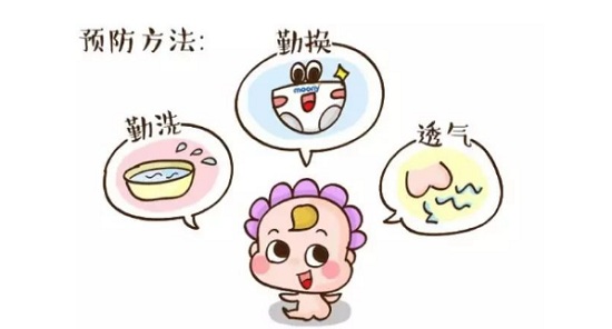 夏天用正确方法给宝宝穿纸尿裤