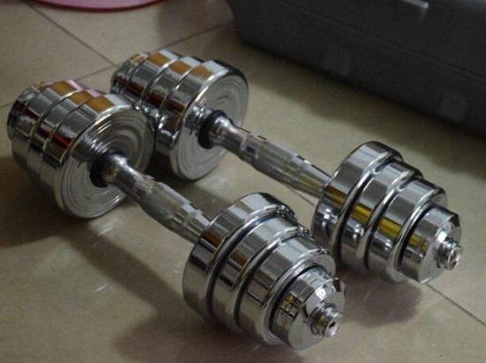 金属电镀哑铃