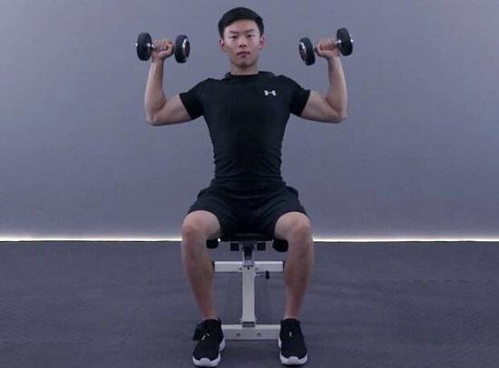 哑铃推举