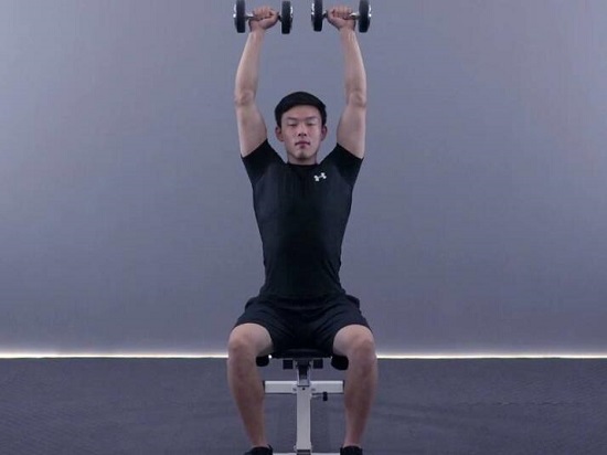 哑铃推举