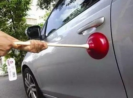拔起橡胶碗