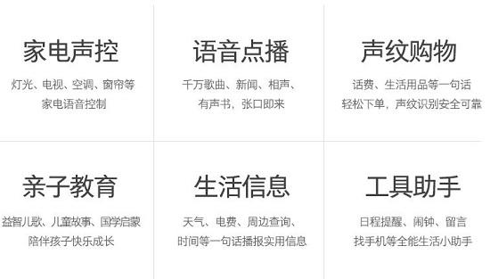天猫精灵的功能