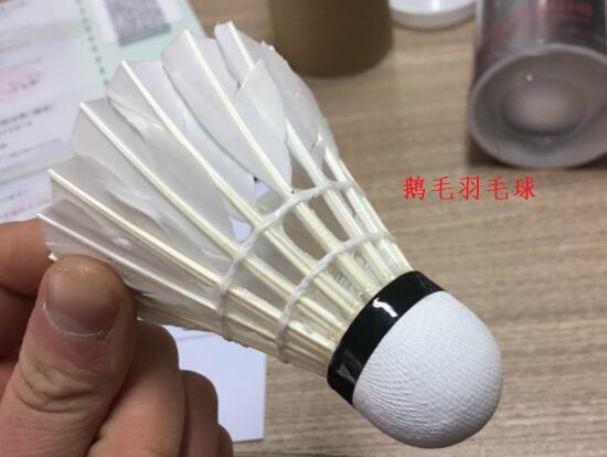 鹅毛羽毛球