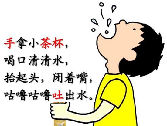 嗽口的方法