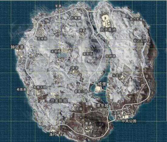 “严寒雪地-维塞寒”地图