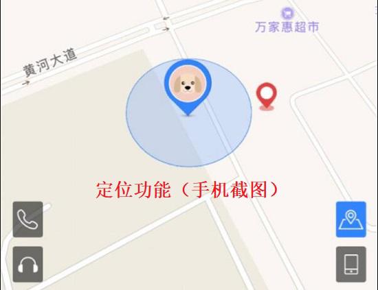 防丢项圈的定位功能