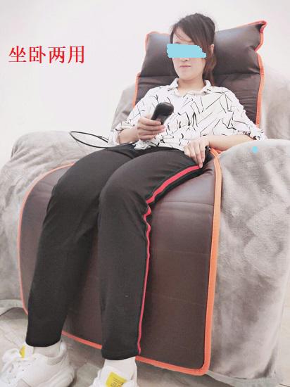 坐卧两用的按摩床垫