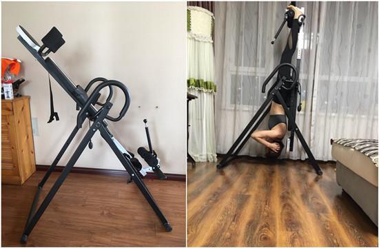用倒立机倒立