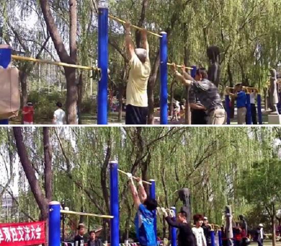 吊单杠