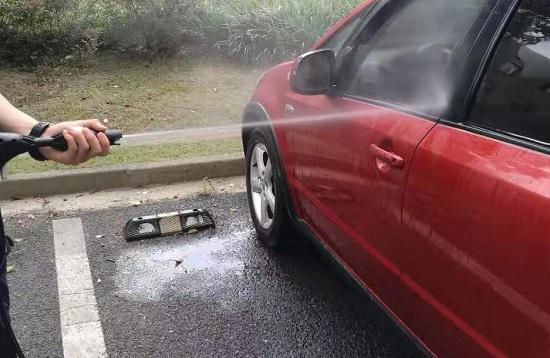冲洗效果