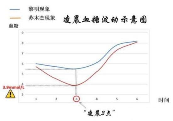 凌晨血糖异常波动现象
