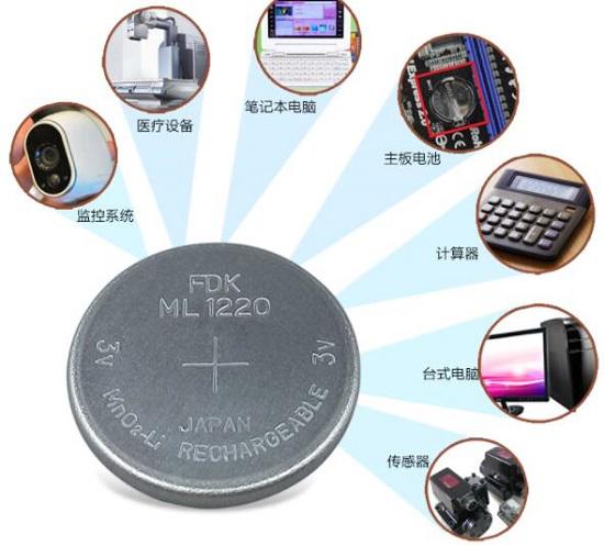 ML可充纽扣电池