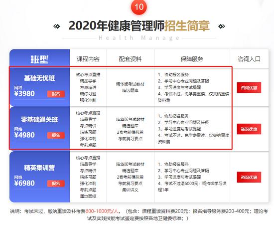 健康管理师培训