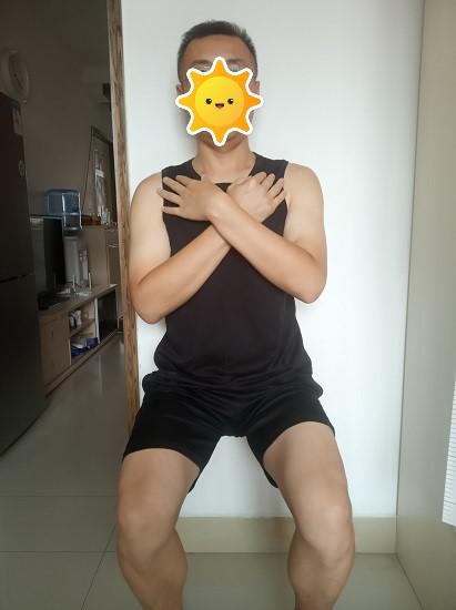 靠墙静蹲