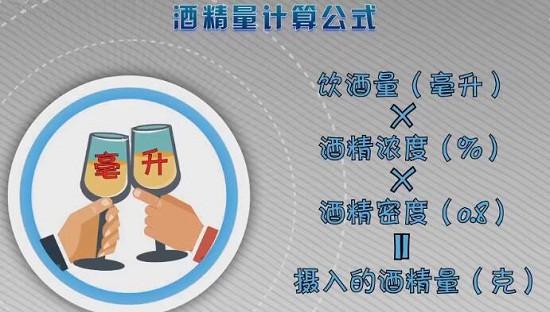 酒精量的计算公式