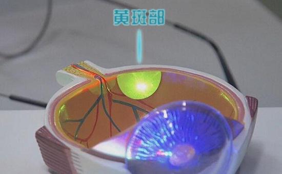 蓝光照射