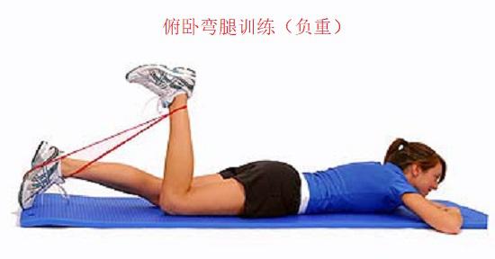 俯卧弯腿训练